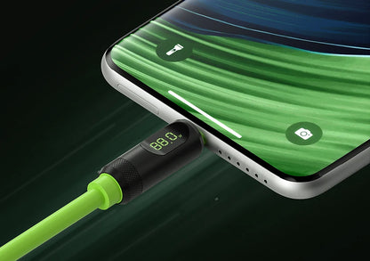 Hagibis USB C Fast Charger Cable With LED Display PD 240W 40Gbps Video Cord Compatible with Thunderbolt 4/3 For iPhone 16 Laptop