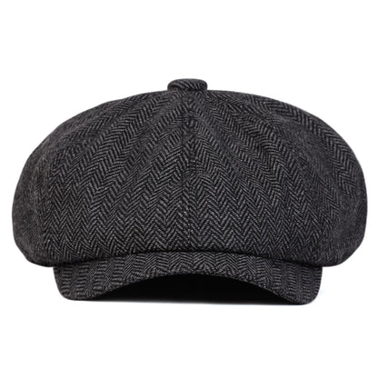 Unisex Retro Herringbone Newsboy Caps Men British Painters Hats Spring and Autumn Berets Hip Hop Berets