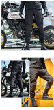 SFK New Black Motorcycle Pants Riding Men Equipment Summer Breathable Trousers With CE Protection Armor Wearing Gears Accessories