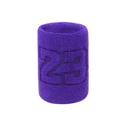 Muñequera elástica de algodón con número 30 para baloncesto, ideal para hombres y niños, gimnasio, fitness, tenis, correr y absorber el sudor.