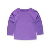 Boys Girls T Shirt Long Sleeves 1 to 2 3 4 5 6 7 8 9 10 11 12 13 14 Years 100% Cotton Toddler Boy Shirts for Teens Girl Clothes