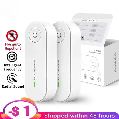 Nuevo repelente ultrasónico de insectos Xiaomi, repelente electrónico de mosquitos, ratones, arañas y cucarachas, insecticida portátil, control de plagas.