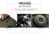 Short Sleeved Shirts Men Tactical T-shirt Spring Summer Workwear Cotton Vintage Shirt  Army Embroidery Pocket Cargo Tees