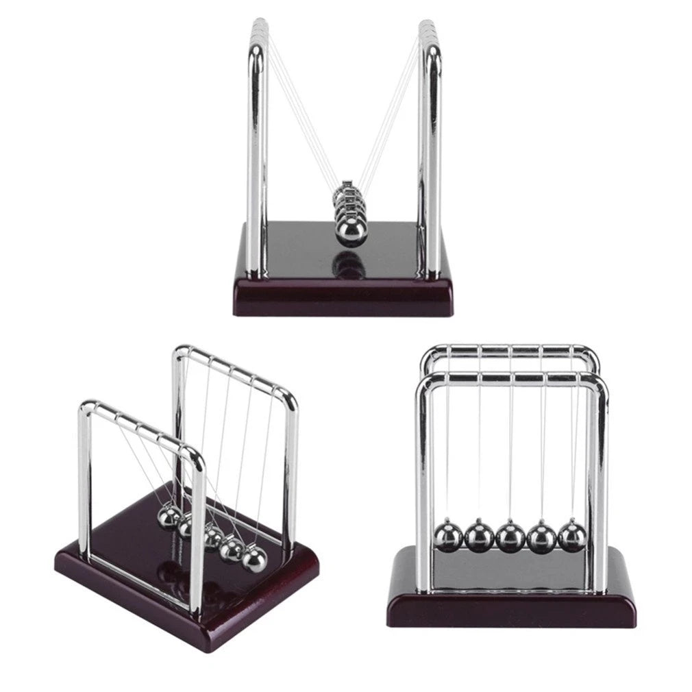 Péndulo de metal para mesa de escritorio, bola de equilibrio de acero, bola de Newton, péndulo de ciencias físicas