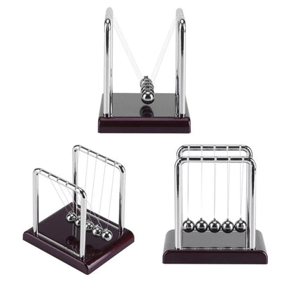 Péndulo de metal para mesa de escritorio, bola de equilibrio de acero, bola de Newton, péndulo de ciencias físicas