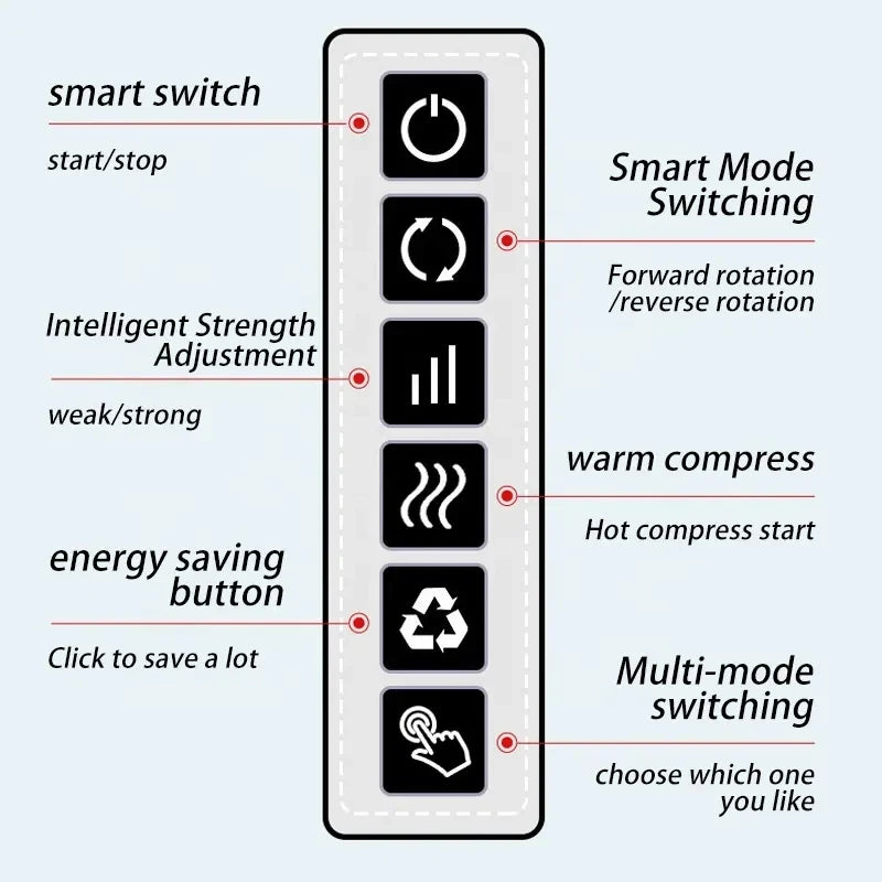 Electric Massage Pillow Neck Massager Multifunctional Neck Pillow Massage Device Relaxation Pillow Massager Neck Health Massager