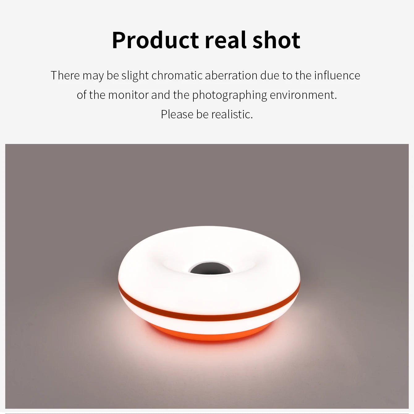Bauhaus table lamp USB plug bedroom bedside lamp living room dining room decoration donut ambient light (Not glass)