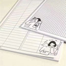1PC B5 Sticky Note Paper Simple and Tear off Paper Learning Supplies Plan Note Book