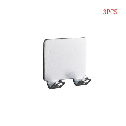¡Oferta! 1/2/3/5 piezas de soporte para maquinilla de afeitar de aluminio para hombre, gancho de almacenamiento, estante de pared, estante para maquinillas de afeitar, accesorios de baño y cocina.