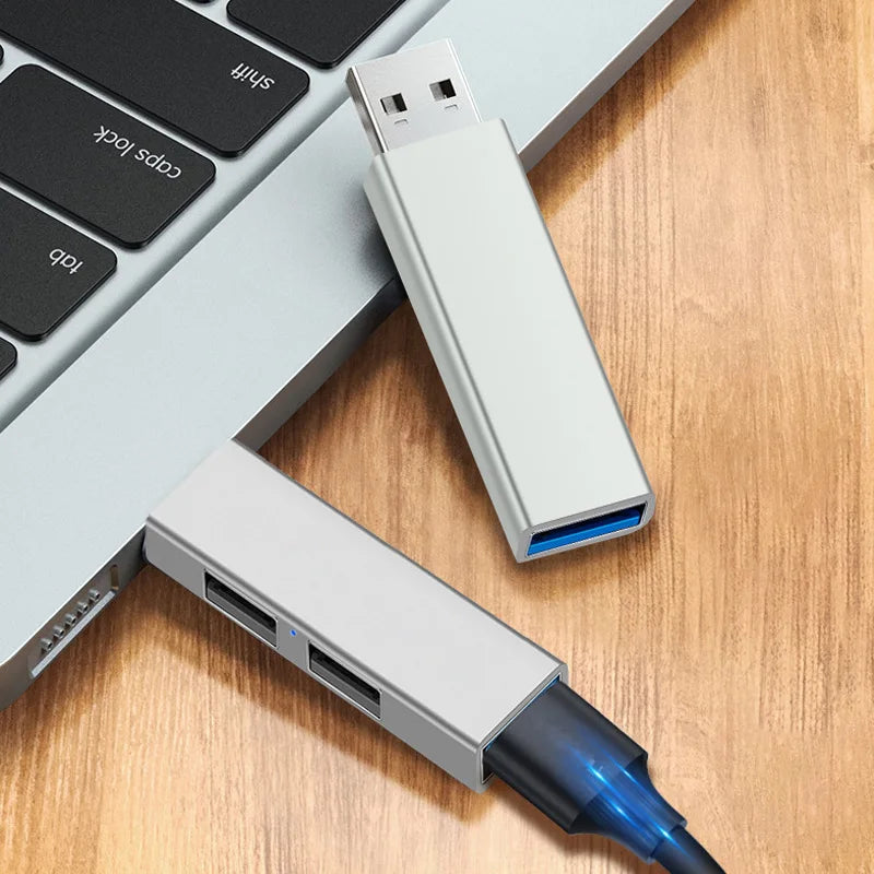 USB 3.0 Hub USB Hub 2.0 Multi USB Splitter Hub Use Power Adapter 3 Port Multiple Expander 2.0 USB 3.0 Hubfor PC