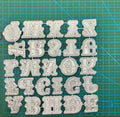 Letter Metal Cutting Dies Stencil Template Die Cut Scrapbooking Embossing Dies Art Decoration Craft Knife Mold