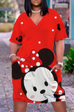 Disney-elegantes vestidos longos femininos, roupas de mulher, chique grande, verão, plus size, 2024