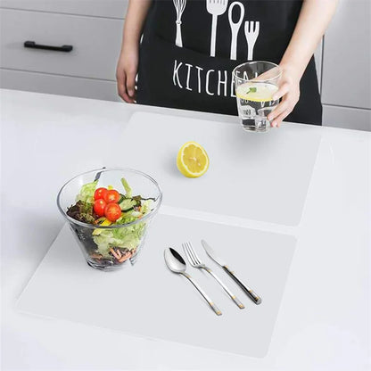 4Pcs/lot 45x30cm Transpare Meal Mat Waterproof Oil Proof Table Mat Cabinet Drawer Refrigerator Mat Outdoor Picnic Mat