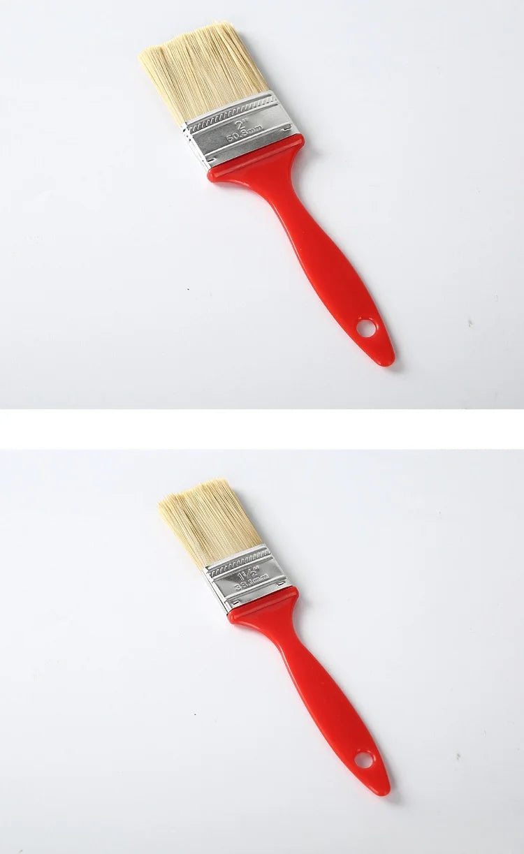 Red paint does not shed dust brush, cleaning brush, paint tools, paint brush
