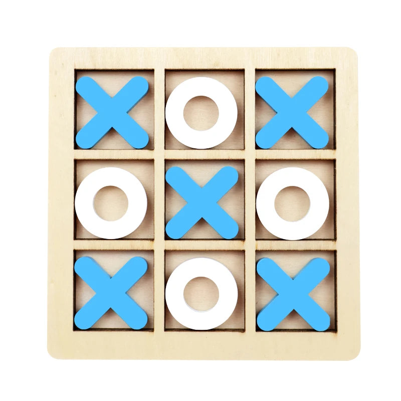Montessori Play Game Wooden Toy Mini Chess Interaction Puzzle Training Brain Learning Early Educational Toys For Children Kids