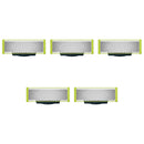 Shaver Replacement Blades ＆ Nose Hair Trimmer Replacement Heads for Philips OneBlade One Blade Pro Hybrid Electric Shaver Blades