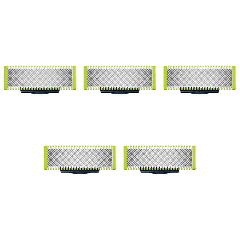 Shaver Replacement Blades ＆ Nose Hair Trimmer Replacement Heads for Philips OneBlade One Blade Pro Hybrid Electric Shaver Blades