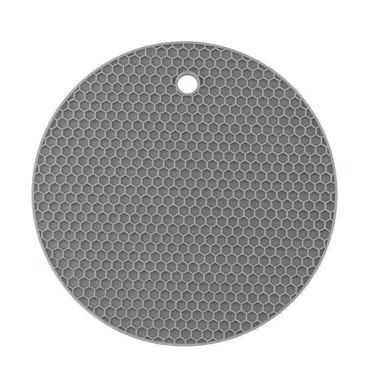xgnvpy Silicone Mat Coaster Food Grade Non-slip Placemat Table Protection Kitchen Accessory Gadget Round Cup Mat