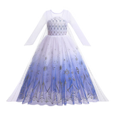 Elsa Anna Kid Princess Girls Dress Rapunzal  Kids Cosplay Halloween Vestidos Children Costume Birthday Party Dress