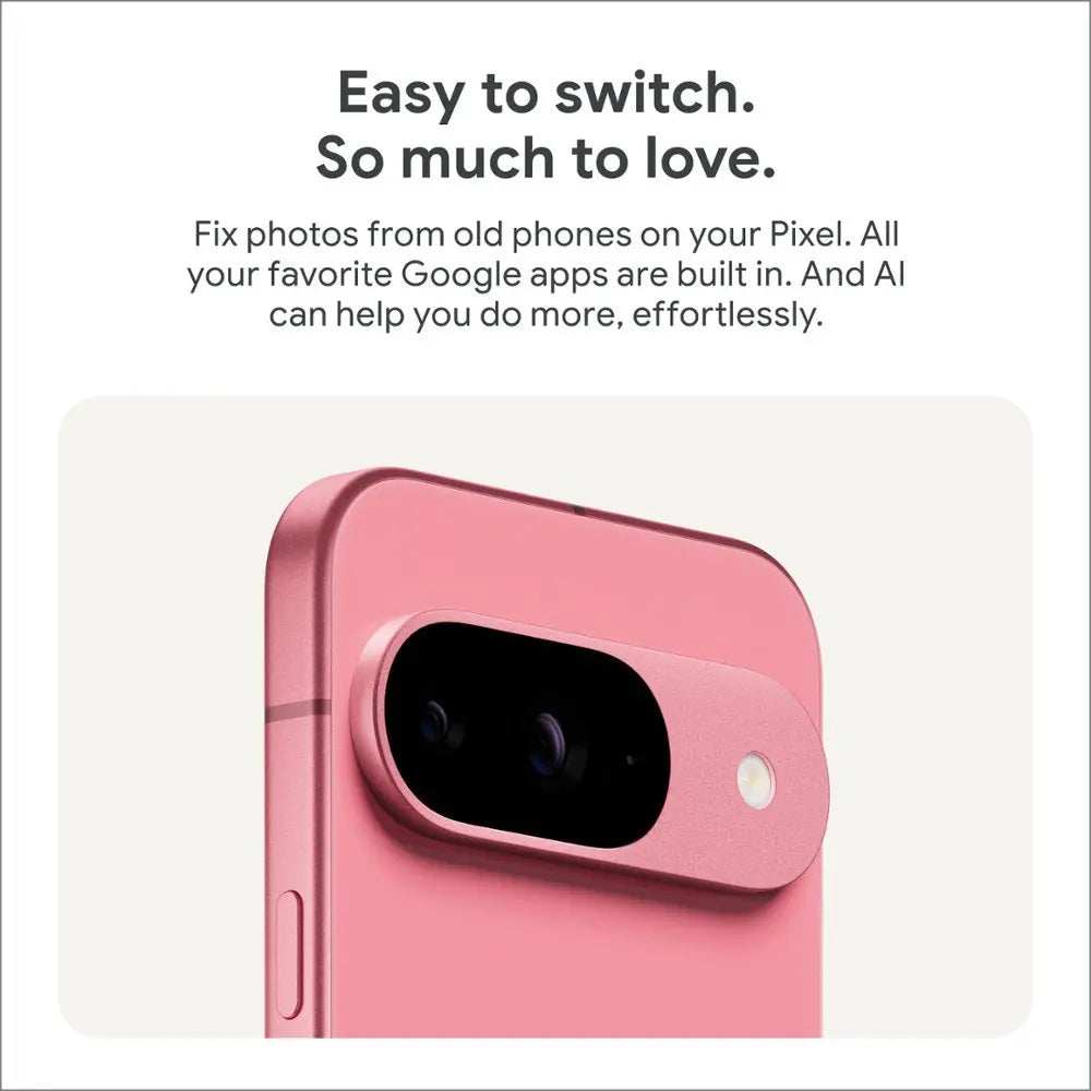 Google Pixel 9 Smartphone 5G Google Tensor G4 6.3'' 120Hz Screen 12GB+256GB Storage 4700 mAh Battery 50MP Camera Globel Version