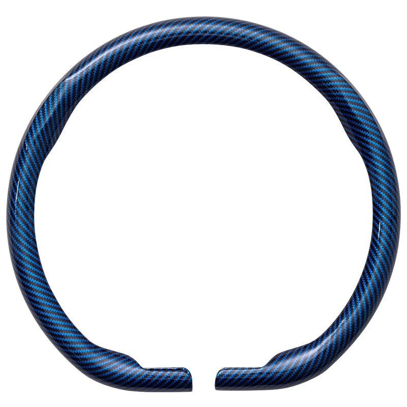 Steering Size 36-38cm Universal Non-slip D-shaped Round Breathable Car Steering Wheel Cover Protector Suitable Auto Accessories