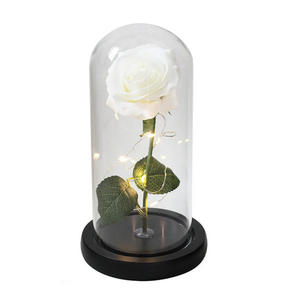 Envío directo de flores artificiales Galaxy Rose, La Bella y la Bestia, decoración de boda, regalo creativo para el Día de San Valentín, regalo para la madre.