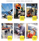 Men Rotating Button Safety Shoes Steel Toe Work Sneakers Indestructible Shoes Puncture-Proof Work Boots Air Cushion Safety Shoes