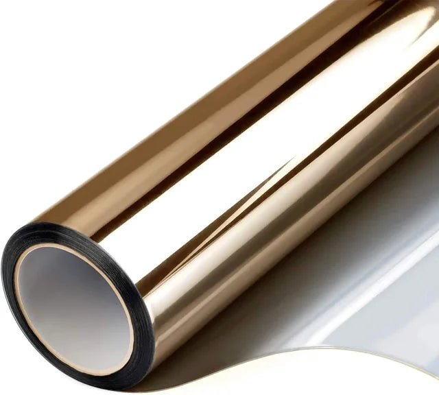 Película de espejo unidireccional para ventanas, vinilo autoadhesivo reflectante solar, pegatina plateada para vidrio, tinte de privacidad para ventanas del hogar, 2 m, 3 m, 5 m 
