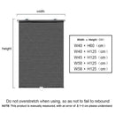 Sunshade Roller blinds Curtains Blackout Curtain Suction Cup Punch-free Retractable Window Kitchen Roller Curtains for Bedroom