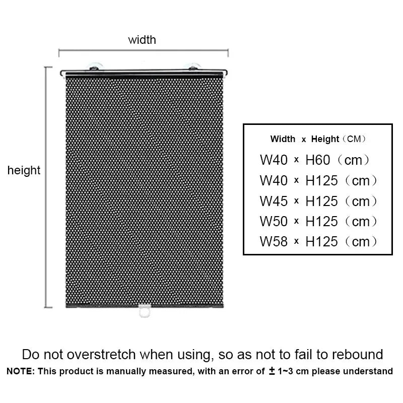 Sunshade Roller blinds Curtains Blackout Curtain Suction Cup Punch-free Retractable Window Kitchen Roller Curtains for Bedroom