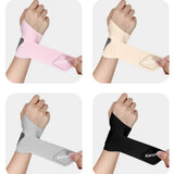 Spandex Sport Wrist Guard with Fastener Tape Wrist Sprain Tendonitis Wristband Ultra Thin Wrist Support Brace