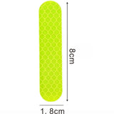 Helmet Warning Reflective Stickers Night Safety Driving Accessories Fluorescent Decorative Stickers Bicycle Motorcycle Car Decal