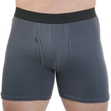 Men Mid-Long Boxer Shorts Sport Underwear Cotton Underpants Sexy Breathable Large Boxershorts Men's Gifts