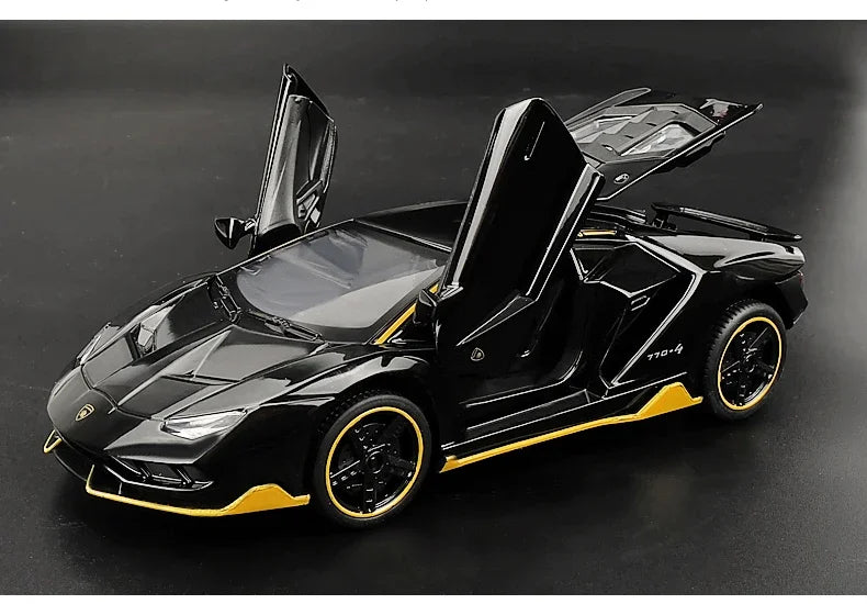 1:32 Lamborghinis LP770 LP750 Car Alloy Sports Car Model Diecast Sound Super Racing Lifting Tail Hot Car Wheel For Children Gift