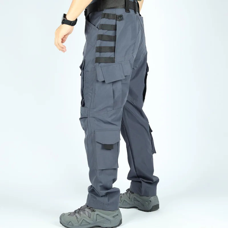 Men's Urban Ops Tactical Cargo Pants Work Casual Water Resistant Hiking Climbing Pants for Men Combat Trousers Army Combat Pants