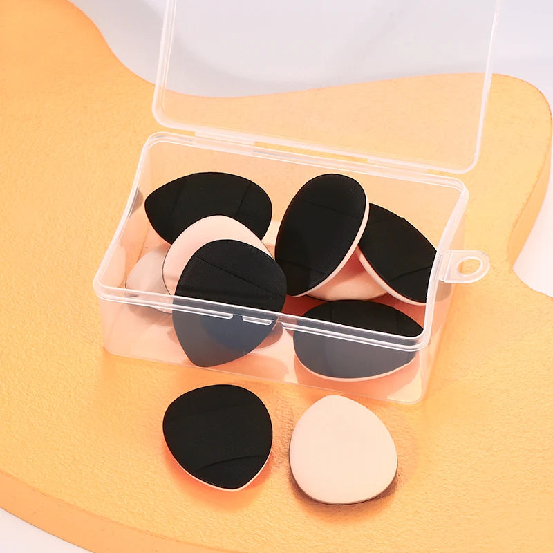 5/10/20Pcs Mini Finger Sponge Puff For Makeup Foundation Powder Detail Face Concealer Cream Blend Cosmetic Sponges Accessories