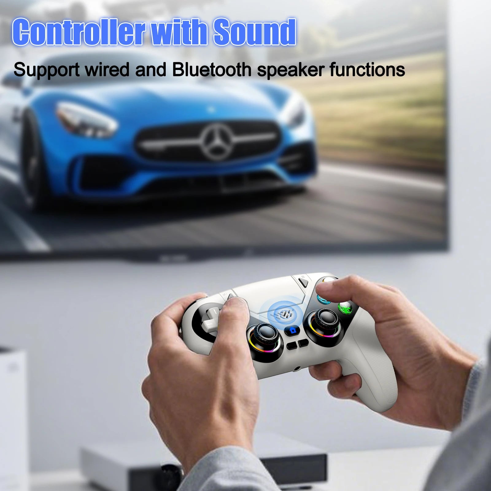 Gamepad For Playstation 5 Wireless Controller PS5 Console Gaming Controller With Turbo Dual Sense Vibrate Programming