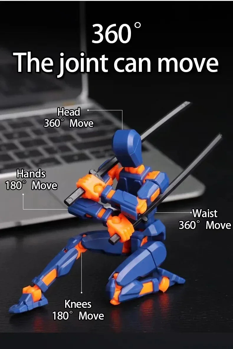 Robot multiarticular movible Shapeshift 2.0, maniquí impreso en 3D, 13 figuras de acción, juguetes para niños, adultos, juegos para padres e hijos.