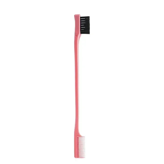 Double Sided Edge Control Brush, escova para o bebê Hair Salon, Ferramentas de beleza, pente Vendedor, 3 em 1
