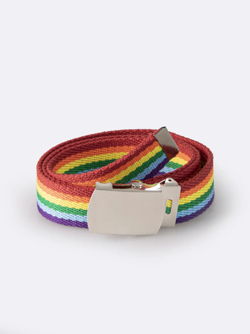 7-color Rainbow D-clip Women Ultra-long Casual Versatile Summer Waist Belt Fashionable Commuting Style Iron Buckle