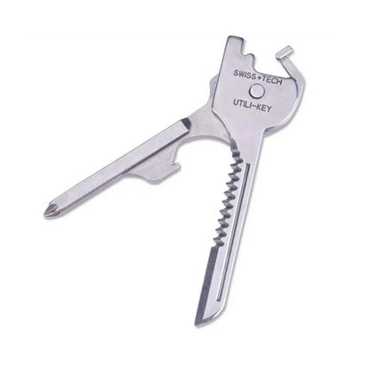 Utili Key Shape Mini Multi Tool Multipurpose Knife Opener Screwdriver Ring Keychain Pocket Survive Edc Gear Utility Pocket Kit