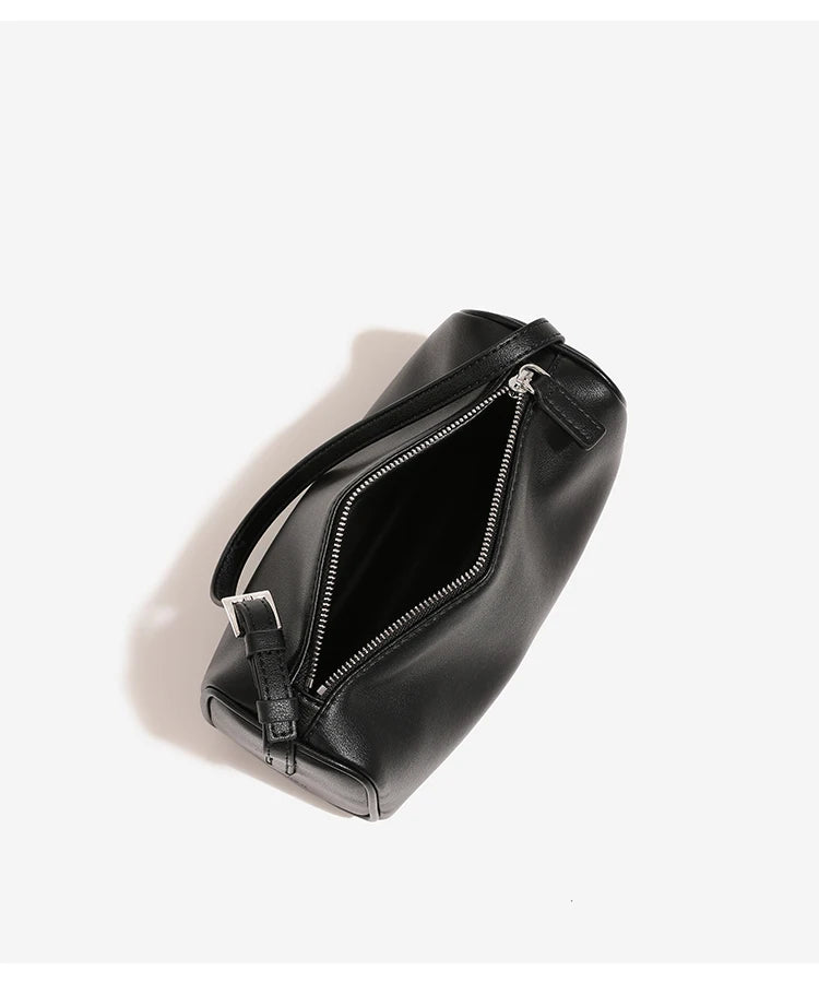 split leather 90s pen bag 2026 new luxury design soft cowhide mini one-shoulder crossbody bag suede fashion ladies handbag