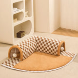 Cama tipo túnel para gatos, cesta para perros y gatitos, casa bonita, alfombra para el hogar, productos para perreras para mascotas, puede jugar 