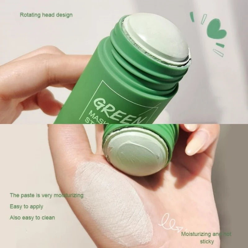 Original Green Tea Deep Remove Blackheads Acne Mud Mask Stick Shrink Pores Dispel Acne Cream Treat Pimple Korean Clean Skin Care