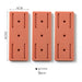 3 piezas naranja