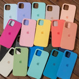 Original Silicone Case For iPhone 13 16 15 14 12 Pro Official Apple Cover for iPhone 15 16 Plus 13 11 12 14 15 16 Pro Max Cases