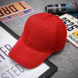 Solid Color Baseball Caps for Women Men Summer Sun Hats Adjustable Snapback Hats Unisex Street Hip Hop Hat Sun Visor Caps