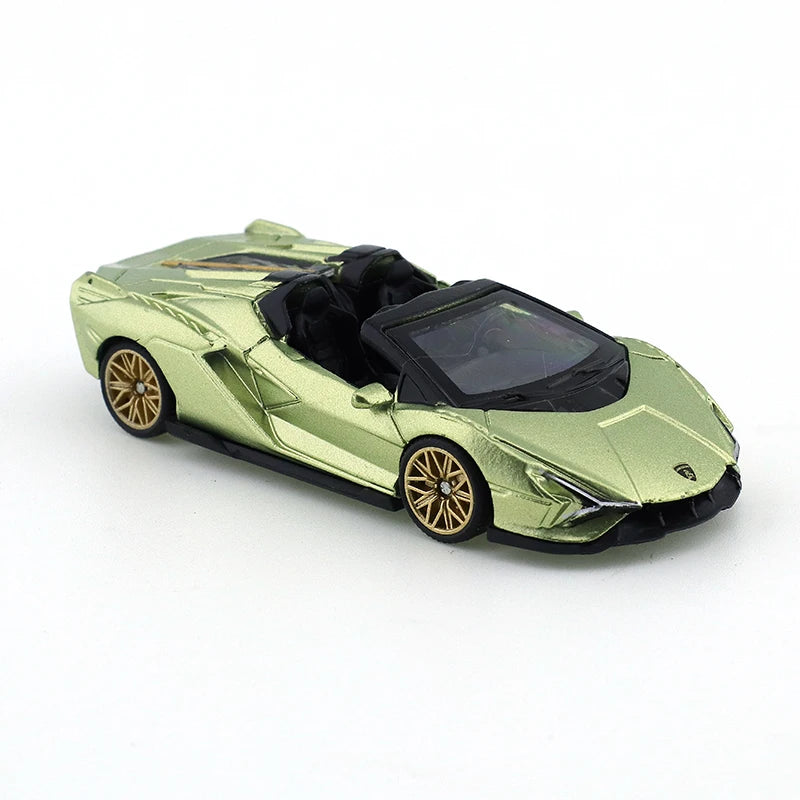 TSC 1/64 Lamborghini Lightning Convertible Edition Car Alloy Motor Vehicle Diecast Metal Model Kids Xmas Gift Toys for Boys