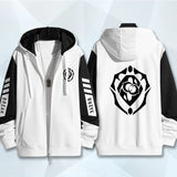 Sudadera con capucha y cremallera con estampado 3D de Game Honkai Star Rail para mujer y hombre, estilo hip hop, manga larga, estilo urbano
