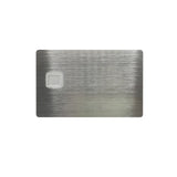 Tarjeta de regalo de metal grueso DIY, tamaño tarjeta de crédito, 0,8 mm 